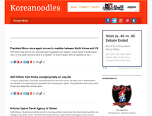 Tablet Screenshot of koreanoodles.com